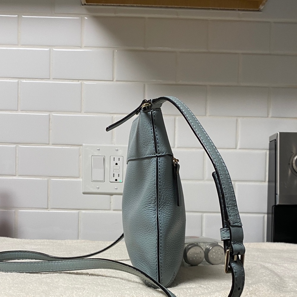 Kate Spade Leather Light Blue Crossbody Bag - Picture 5 of 9